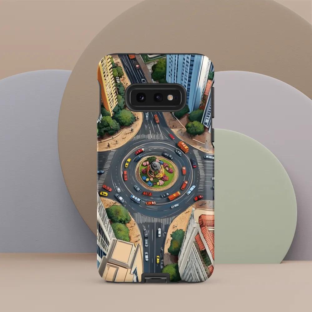 Urban Symphony: Aerial Vision of City Life