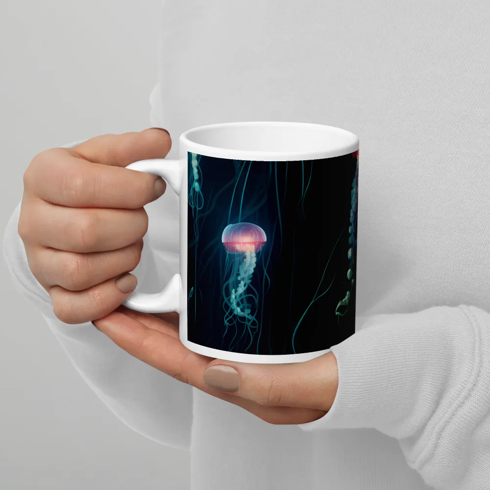 Ethereal Dance of Jellyfish | Mugs | Multiple Sizes & Colors