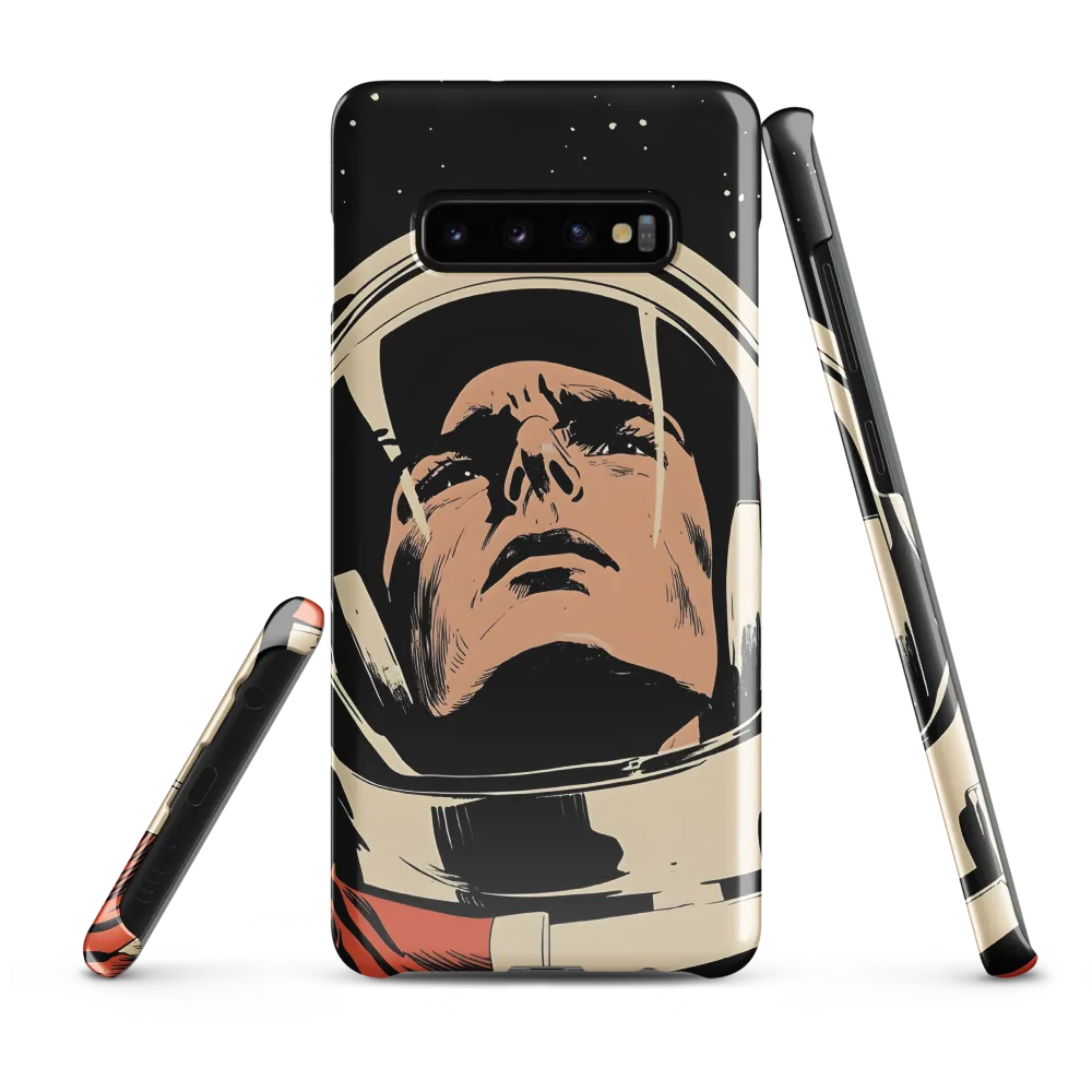 Gaze of the Astronaut | Phone Case |  S10 Plus | Snap Case | Glossy