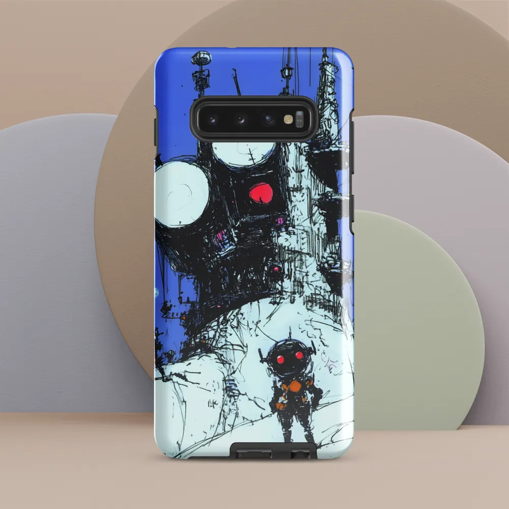 Echoes of a Futuristic Frontier | Phone Case |  S10 Plus | Tough Case | Glossy