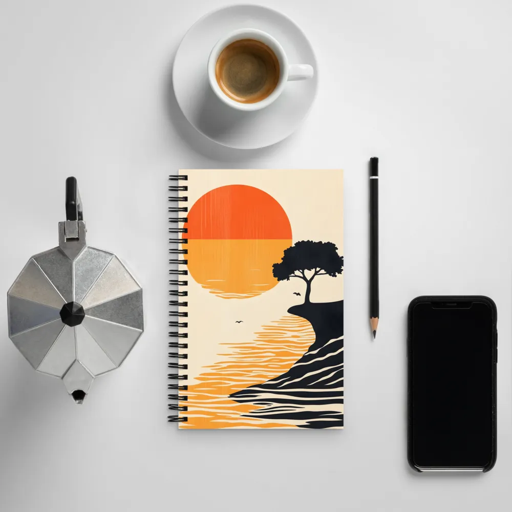 Serene Sunset | Spiral Notebook