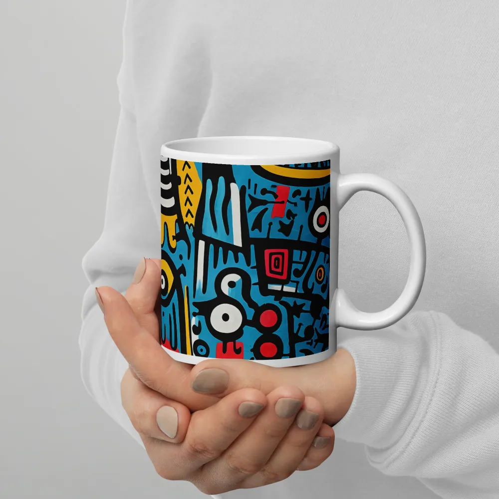 Intricate Playfulness in Geometric Abstract | Mugs | Multiple Sizes & Colors