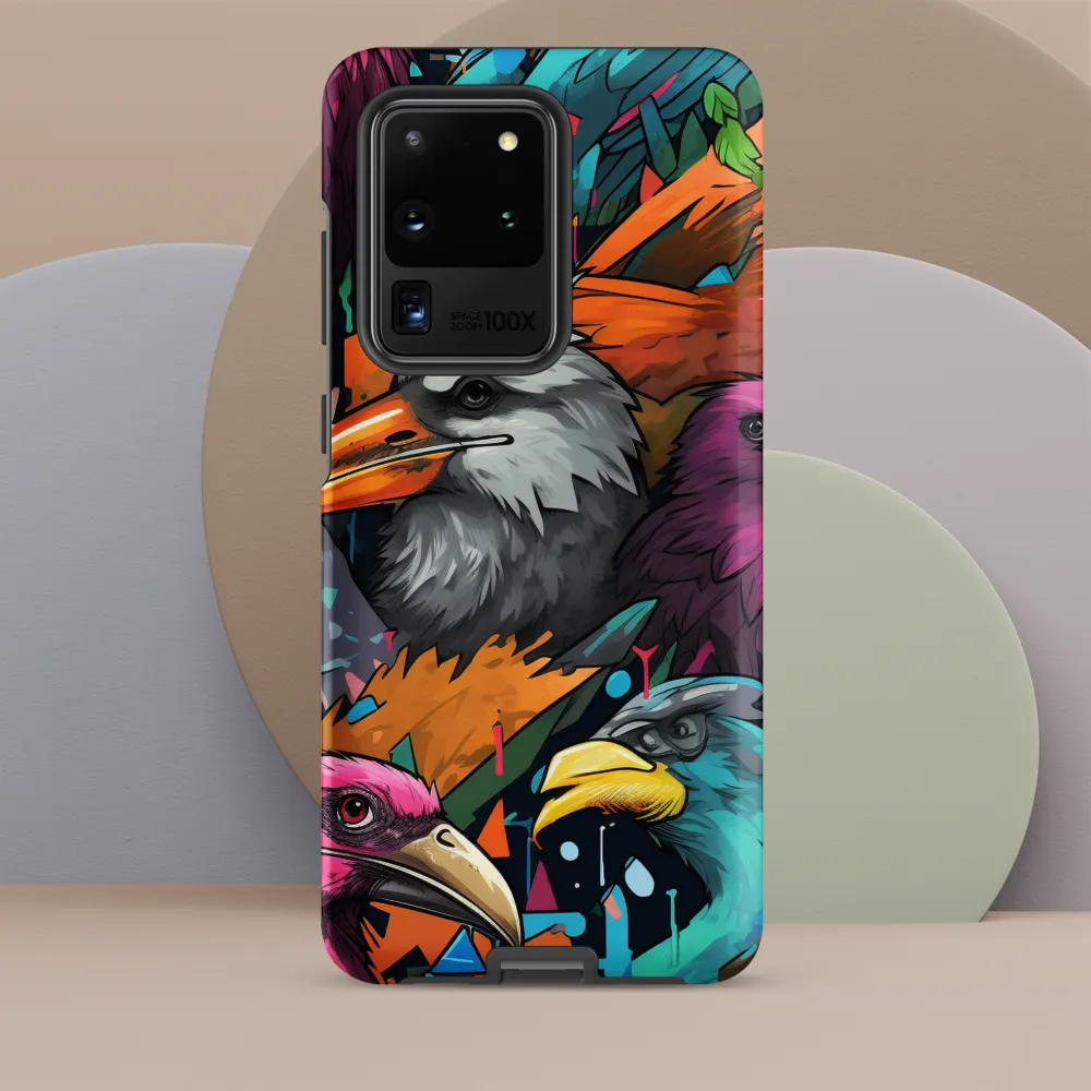 Avian Vortex: A Celebration of Color and Form