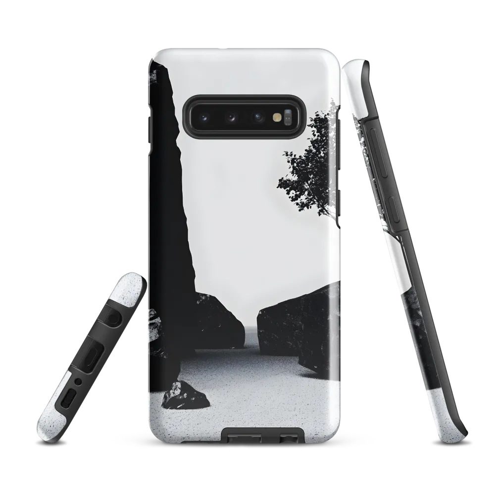 Serenity in Monochrome | Phone Case |  S10 Plus | Tough Case | Glossy