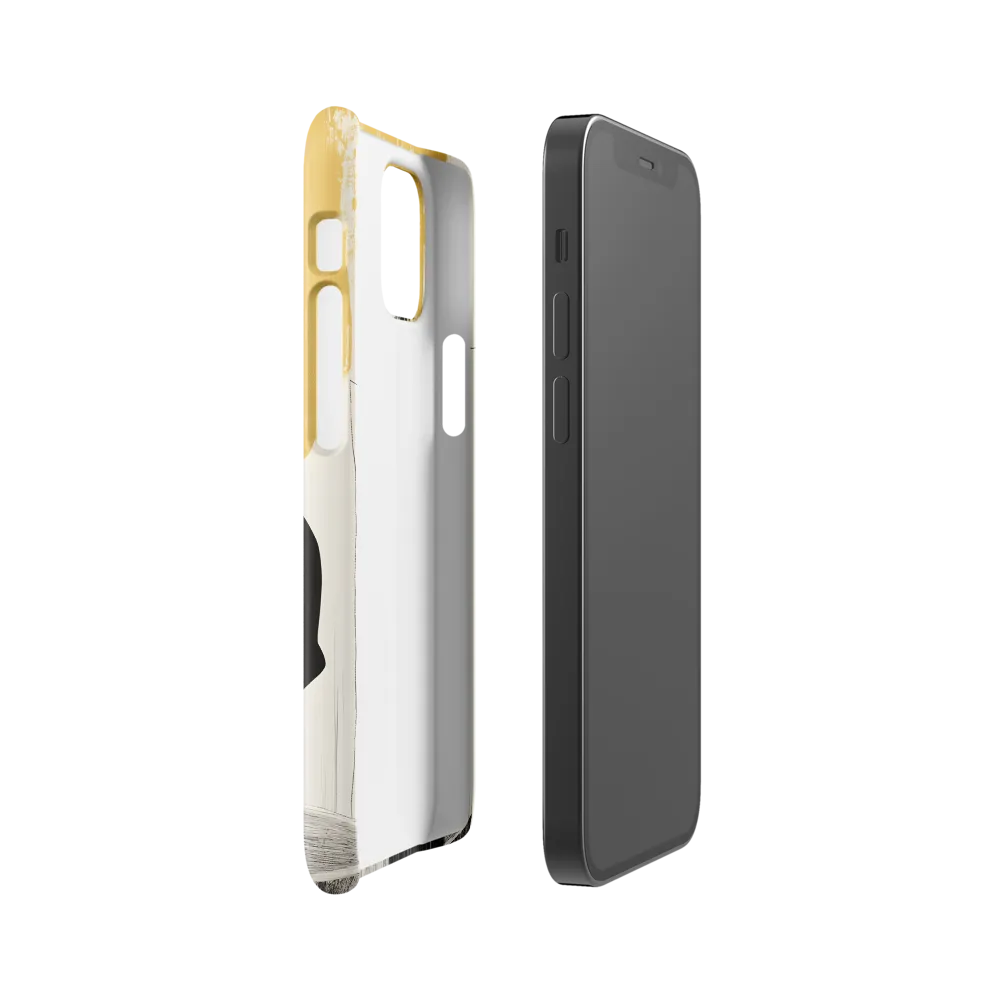 Golden Serenity: A Minimalist Portrait
