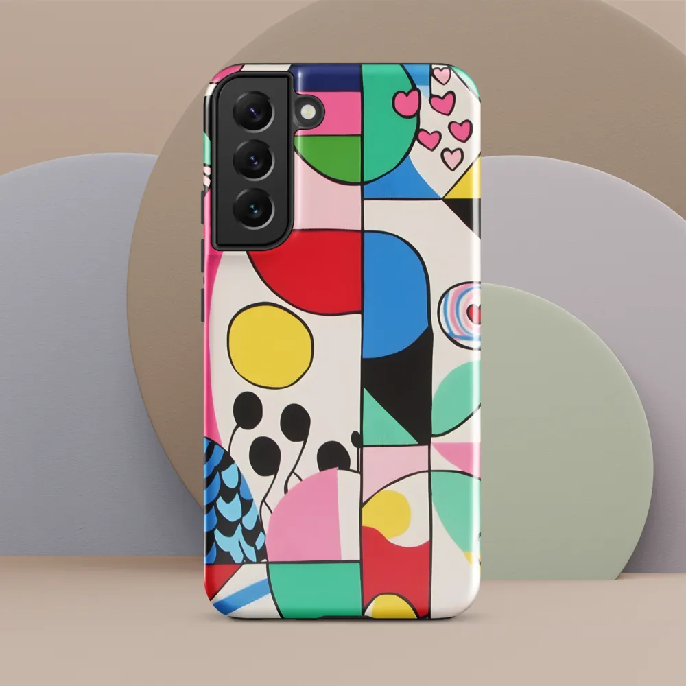 Dynamic Interplay of Shapes | Phone Case |  S22 Plus | Tough Case | Glossy