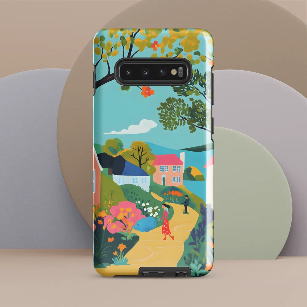 Charming Countryside Serenity | Phone Case |  S10 Plus | Tough Case | Glossy