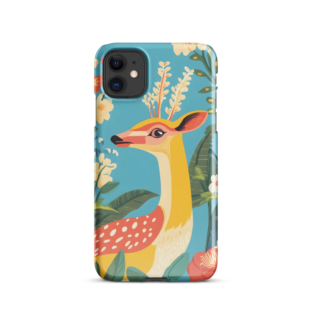 Serene Majesty: A Vibrant Deer Amidst Flora