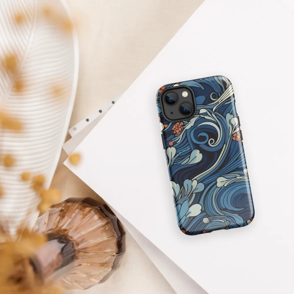 Nature's Elegance: An Oceanic Tapestry | Phone Case |  13 | Tough Case | Glossy