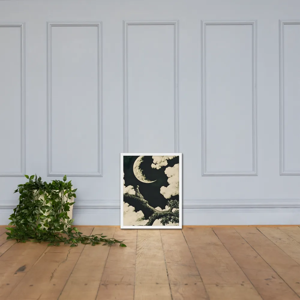 Whispers of the Moon | Poster with White Frame | 16″×20″