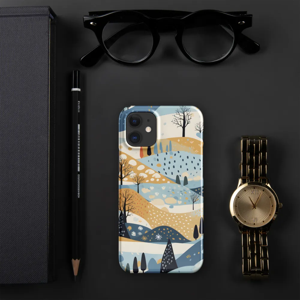 Whispers of a Playful Landscape | Phone Case |  12 Mini | Snap Case | Glossy