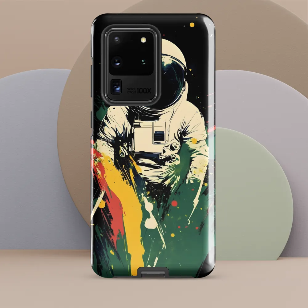 Cosmic Splash: The Astronaut's Journey