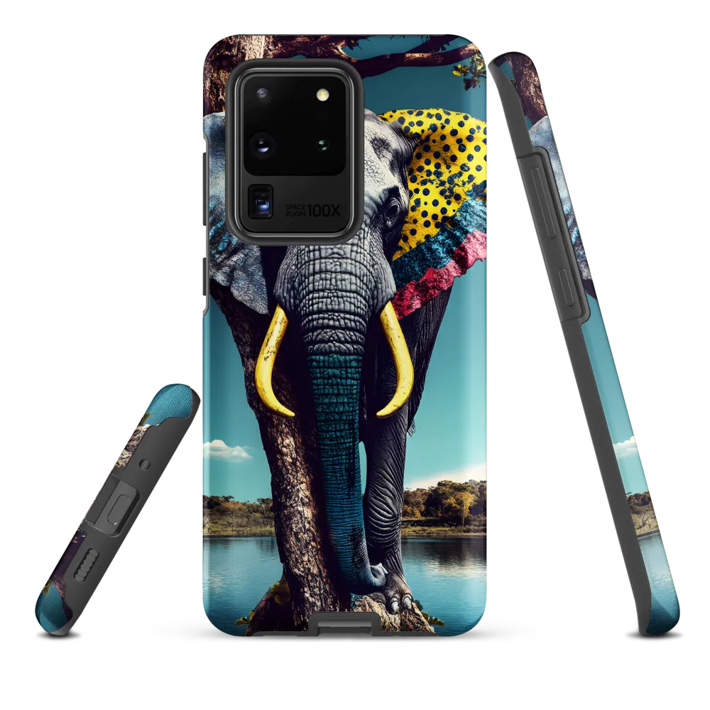 Playful Elegance: The Surreal Elephant