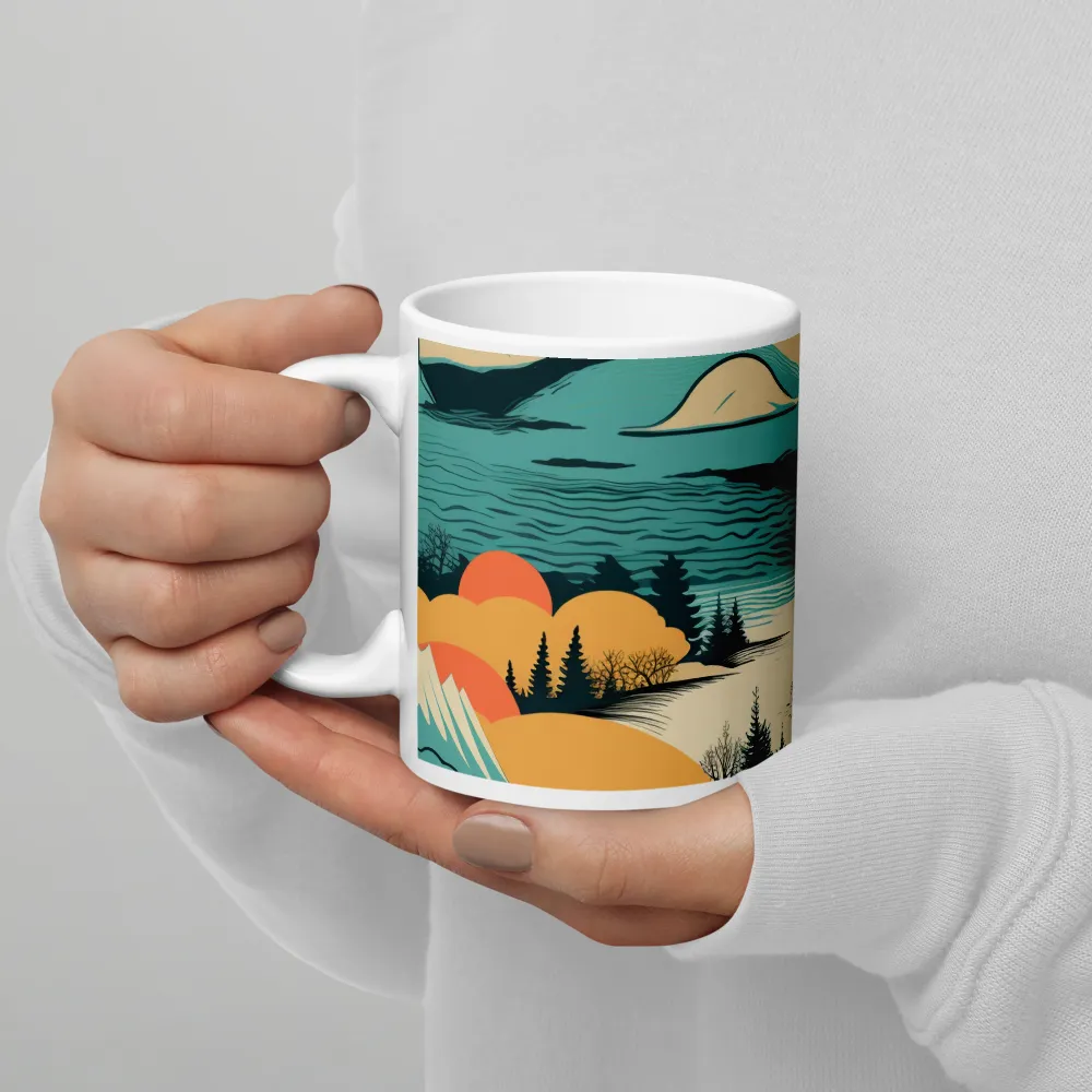 Tranquil Horizons | Mug with White inside | 11 oz