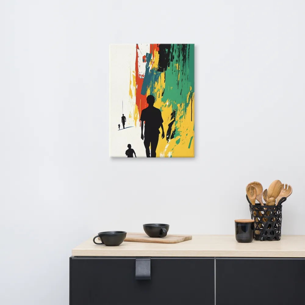 Journey of Silhouettes | Canvas | 18″×24″
