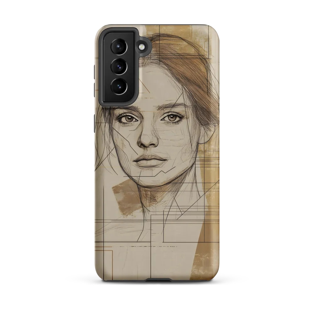Geometric Elegance: A Modern Portrait