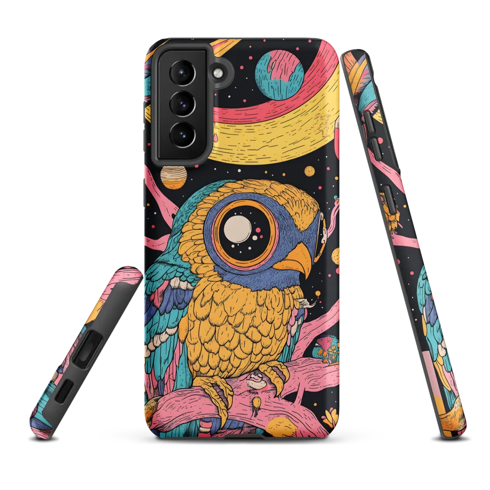 Whimsical Cosmic Owl
