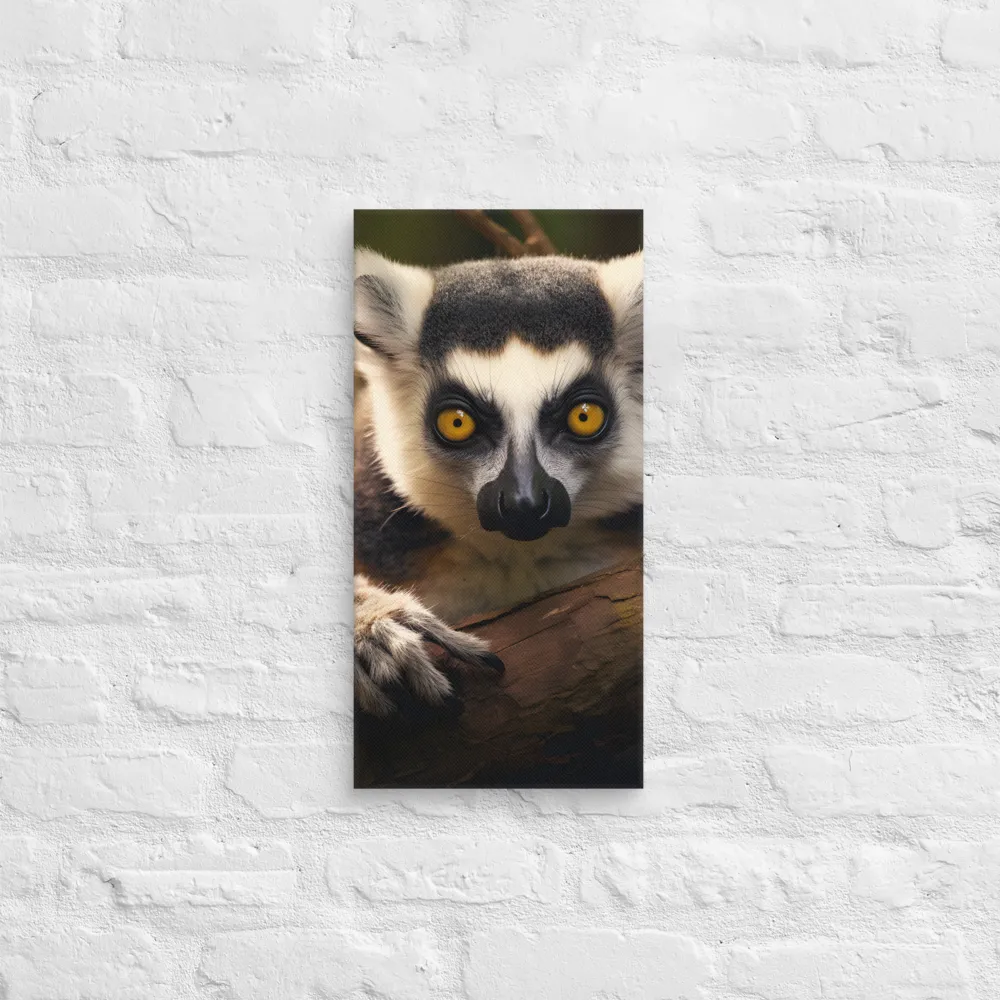 The Watchful Lemur | Canvas | 10″×20″