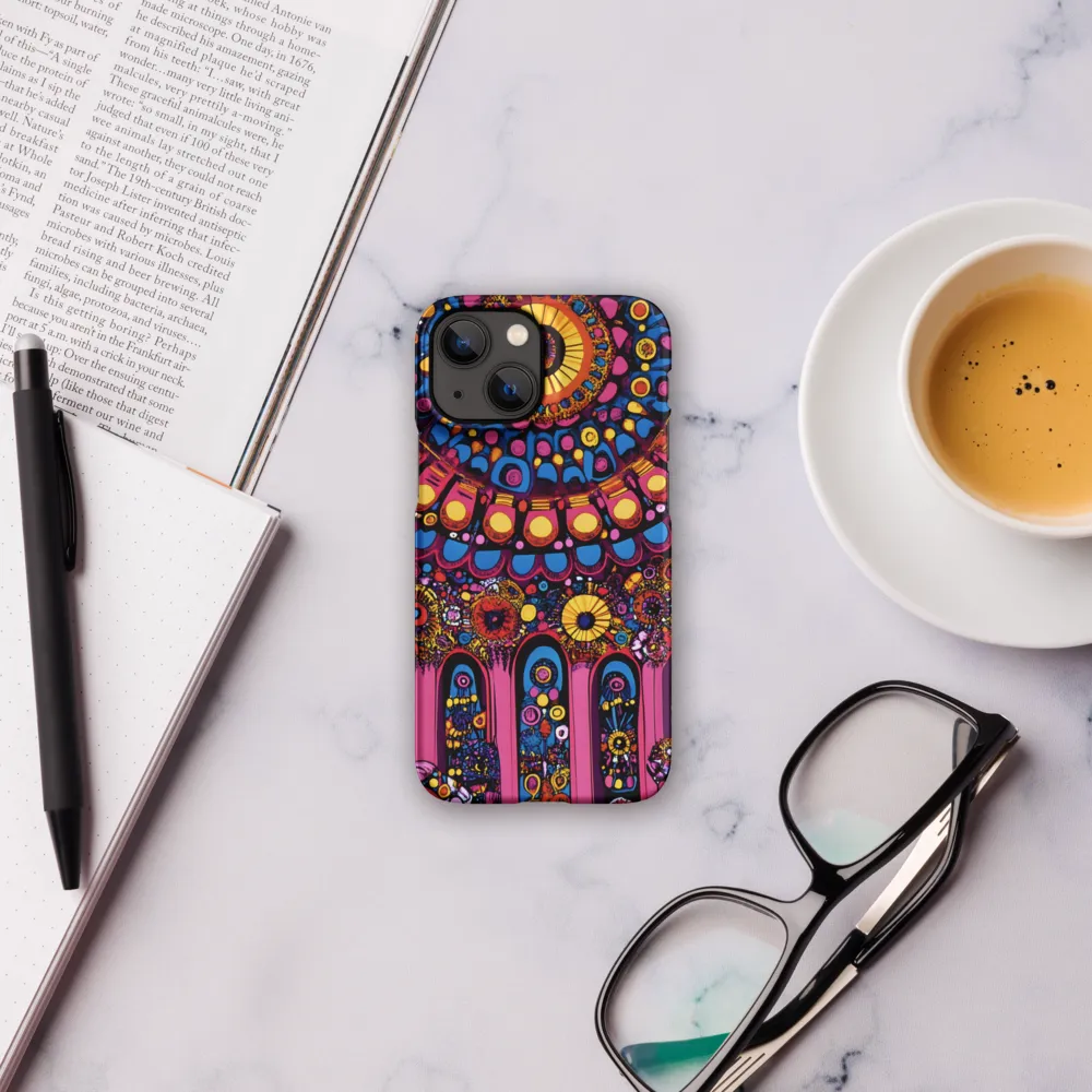 Whimsical Mandala Symphony | Phone Case |  13 Mini | Snap Case | Matte