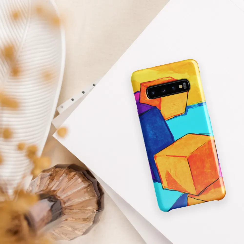 Playful Cubes in Vibrant Harmony