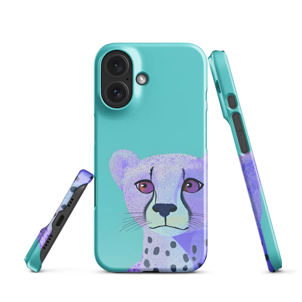 Curious Cheetah | Phone Case |  16 | Snap Case | Glossy