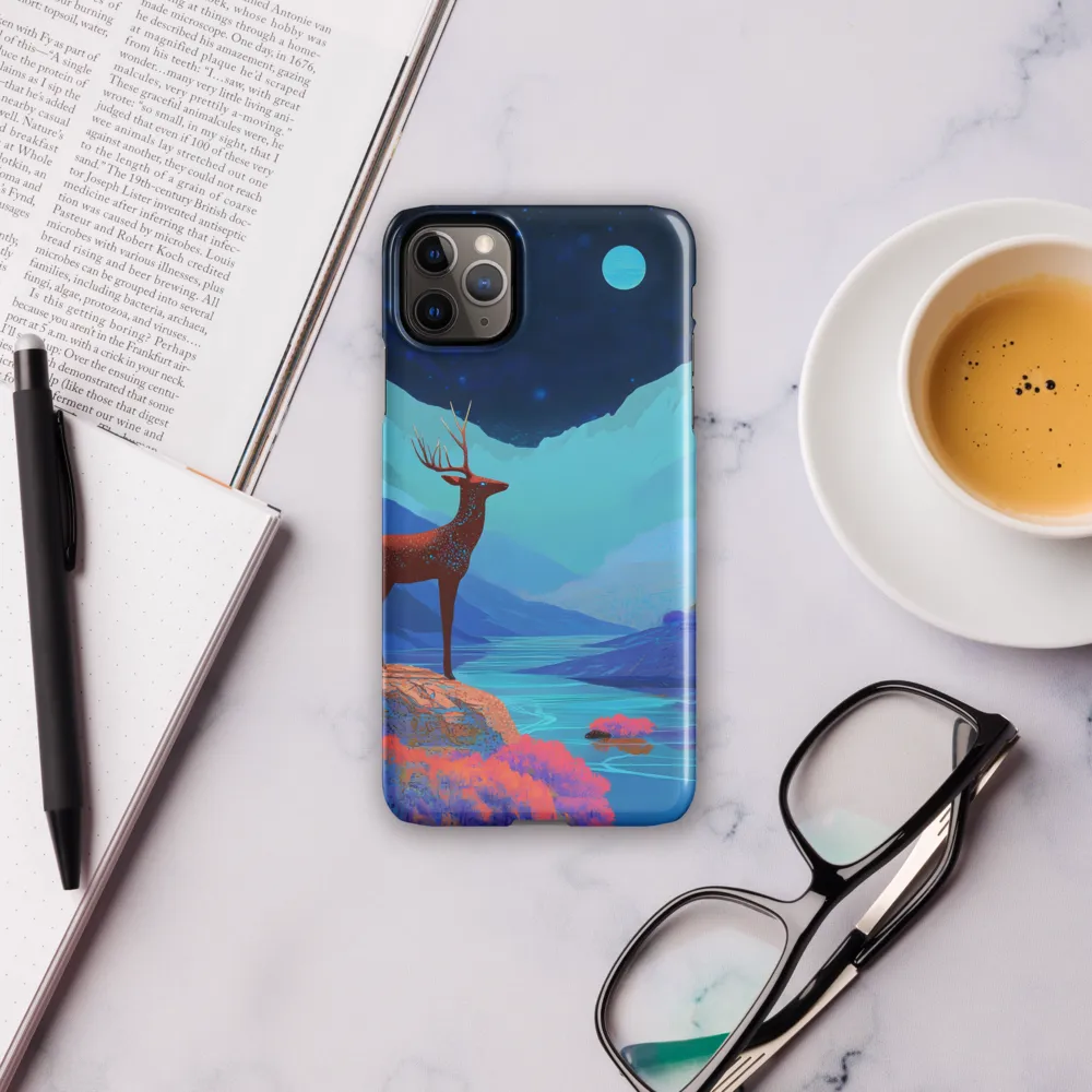 Cosmic Serenity: The Starlit Stag | Phone Case |  11 Pro Max | Snap Case | Glossy