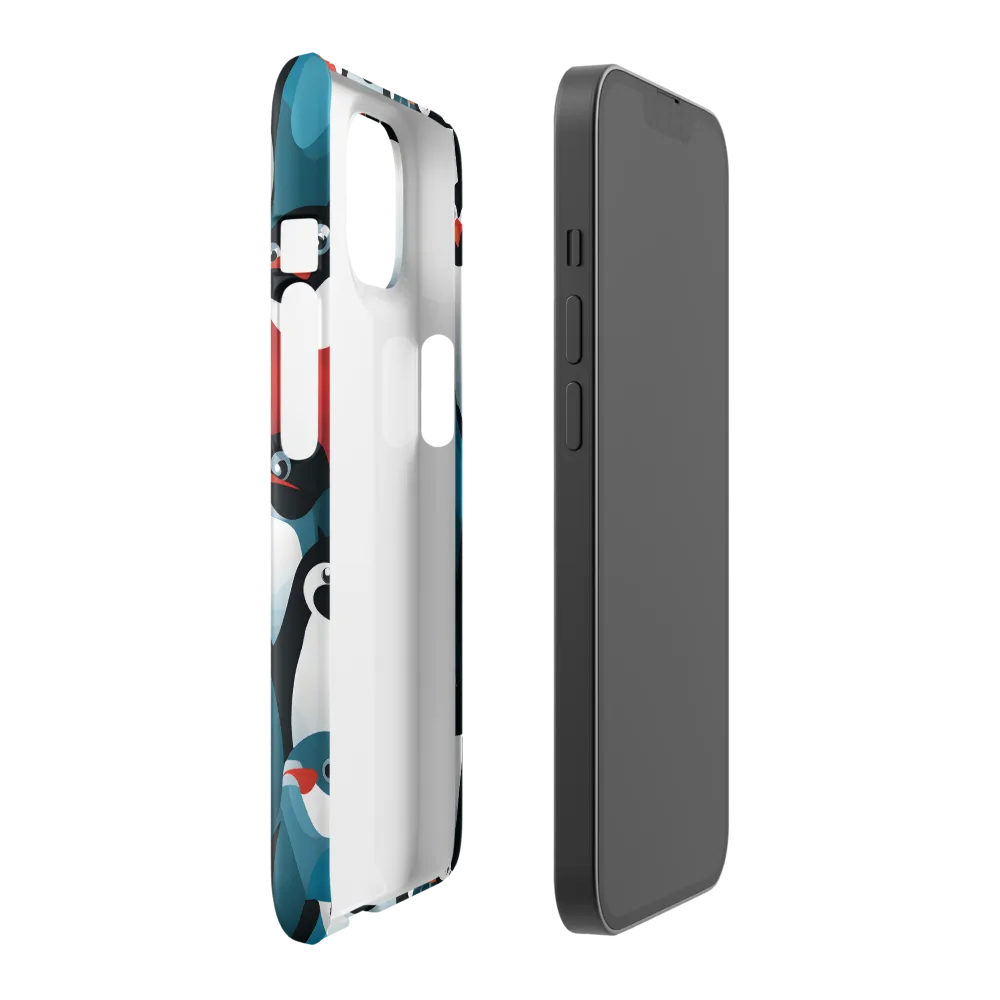 Penguin Parade | Phone Case |  14 | Snap Case | Glossy