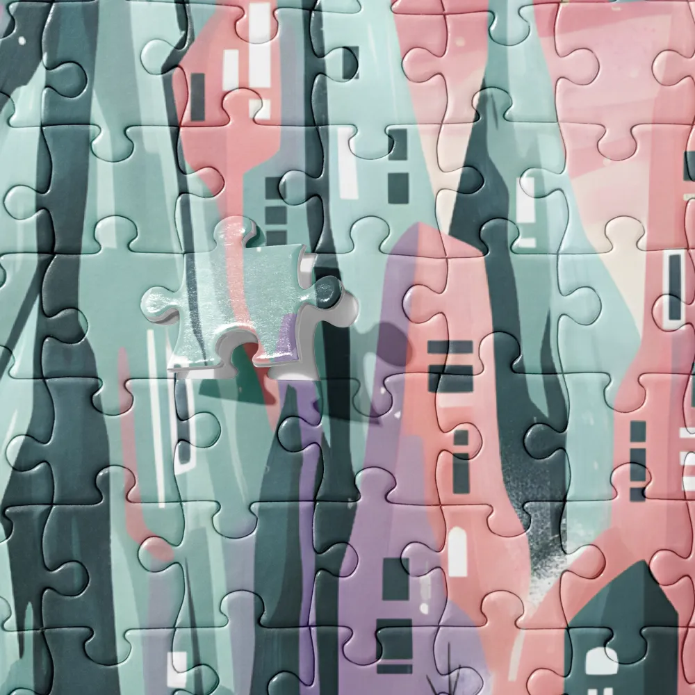 Pastel Falls 
 Jigsaw Puzzle
