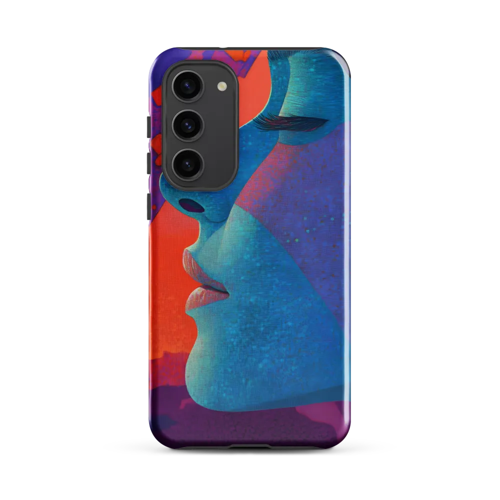 Cyan Profile with Magenta Mosaic