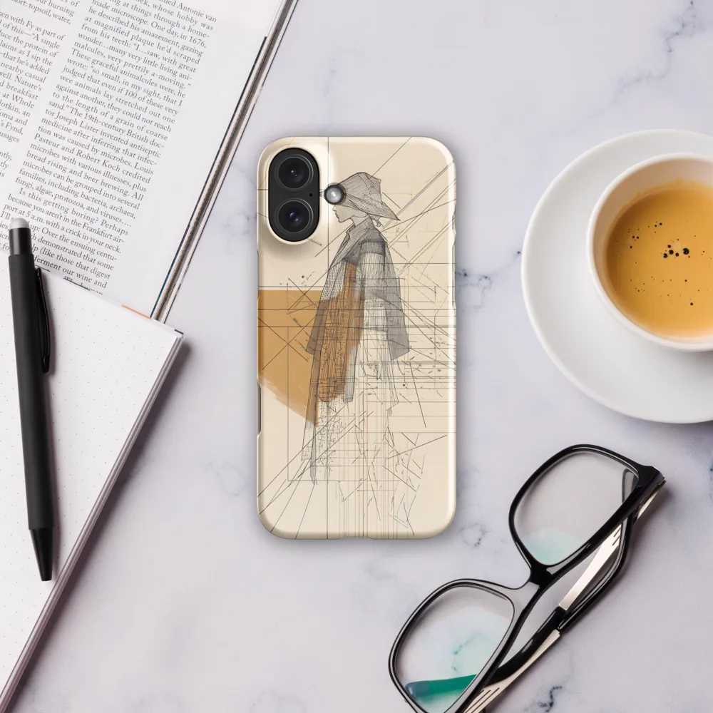 Abstract Profile: A Minimalist Exploration | Phone Case |  16 Plus | Snap Case | Glossy