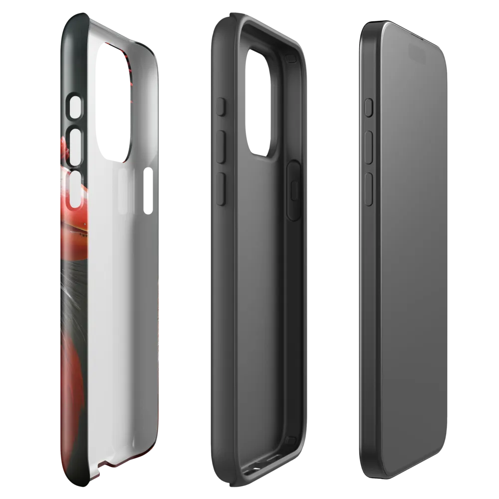 The Bold Cardinal | Phone Case |  15 Pro Max | Tough Case | Glossy
