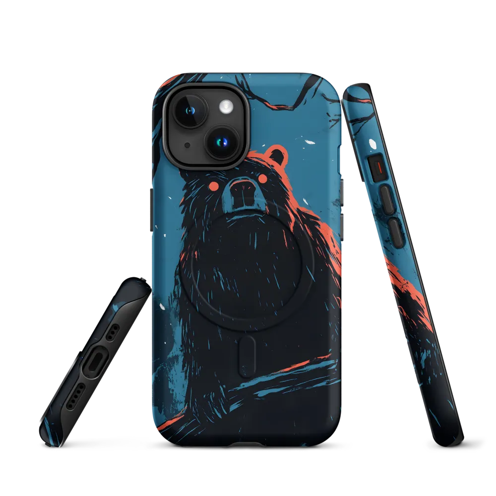 Eerie Majesty: A Bear in the Night