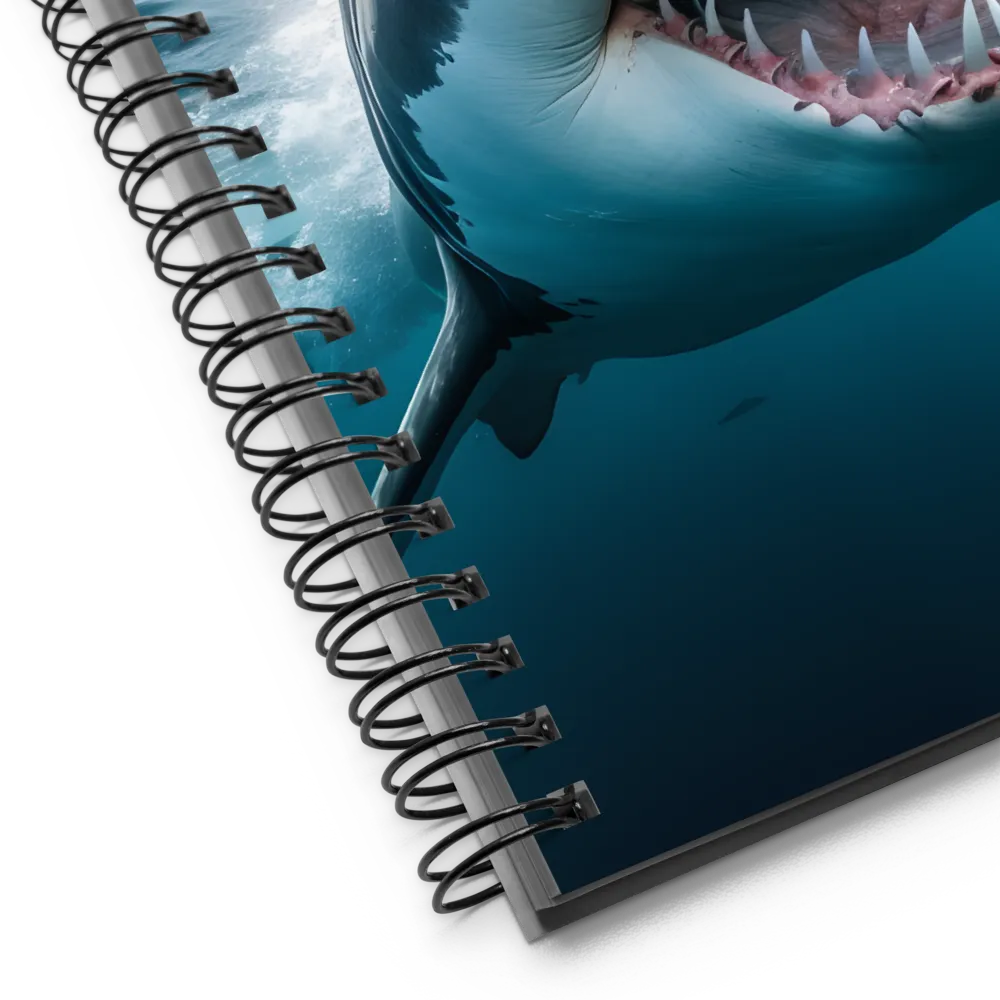 Majesty of the Ocean: The Great White Shark | Spiral Notebook