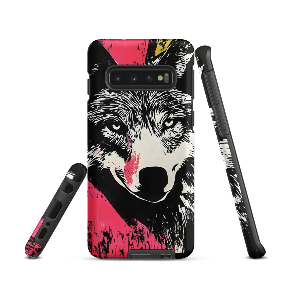 Intense Gaze of the Wolf