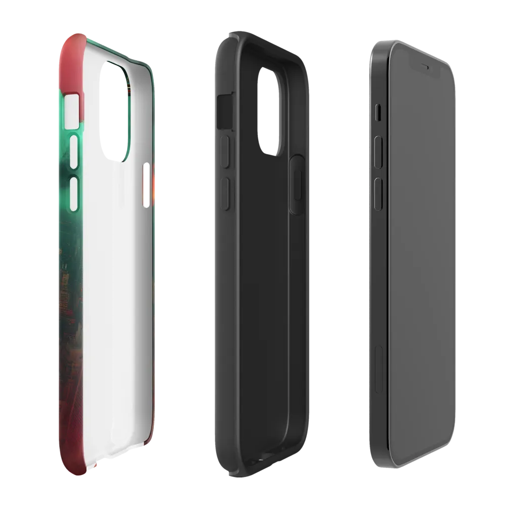 Architectural Dreams: A Surreal Cityscape | Phone Case |  12 | Tough Case | Matte