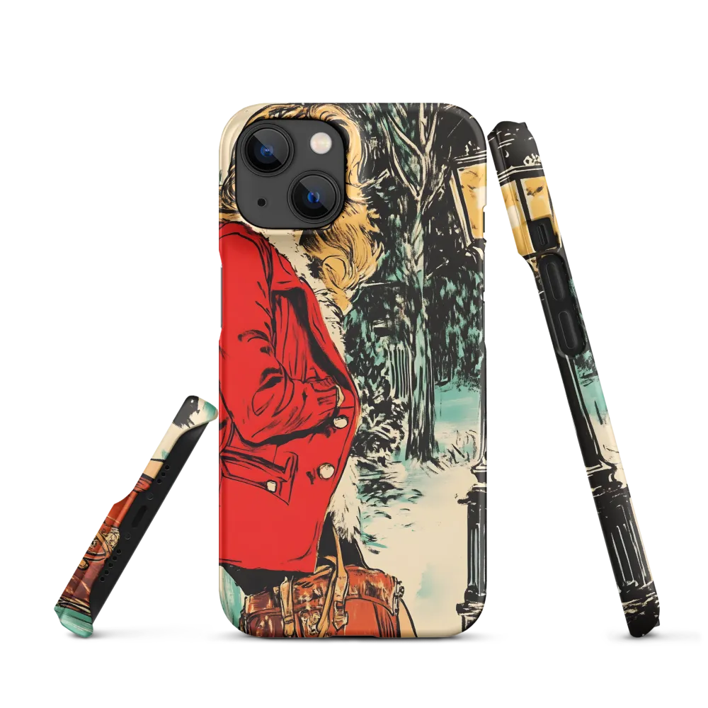 Winter Glamour in Red | Phone Case |  14 | Snap Case | Matte