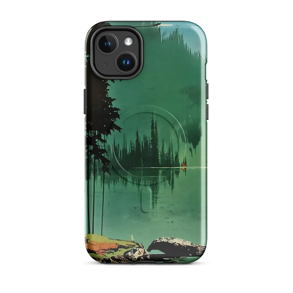 Serenity Reflected: A Tranquil Lake Scene