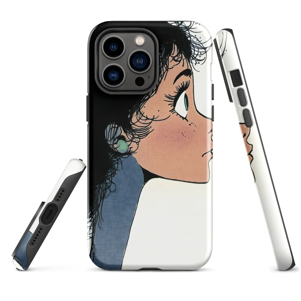 Whispers of Contemplation | Phone Case |  14 Pro Max | Tough Case | Glossy