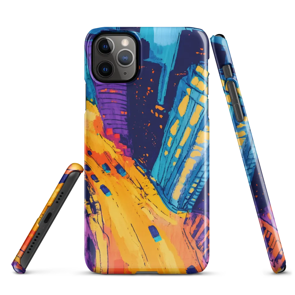 Electric City Nightscape | Phone Case |  11 Pro Max | Snap Case | Glossy