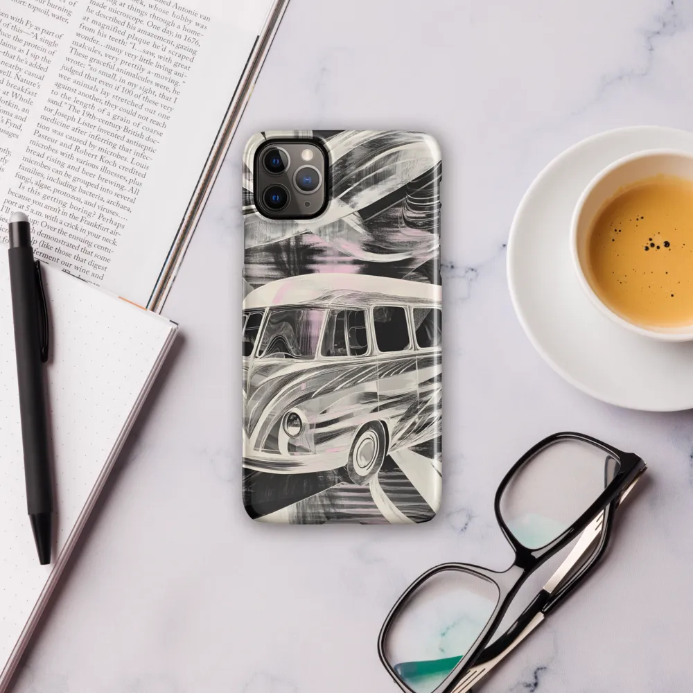 Motion in Monochrome: A Vintage Journey | Phone Case |  11 Pro Max | Snap Case | Glossy