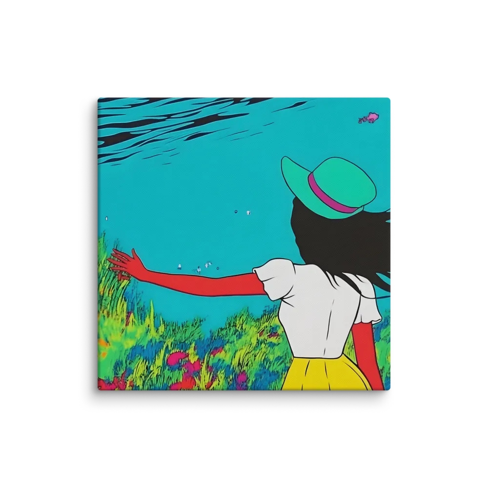 Whimsical Encounter | Canvas | 24″×24″