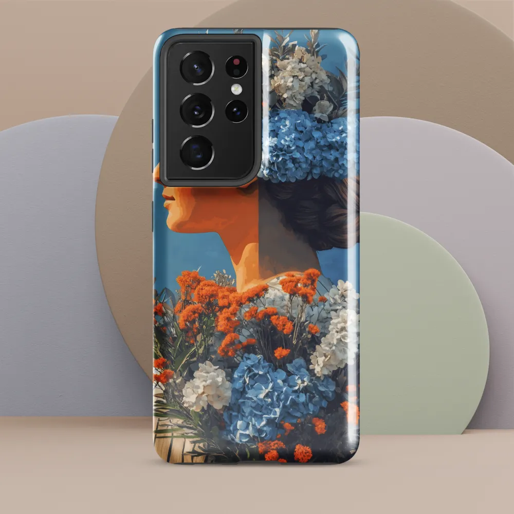 Floral Reverie: A Portrait of Serenity