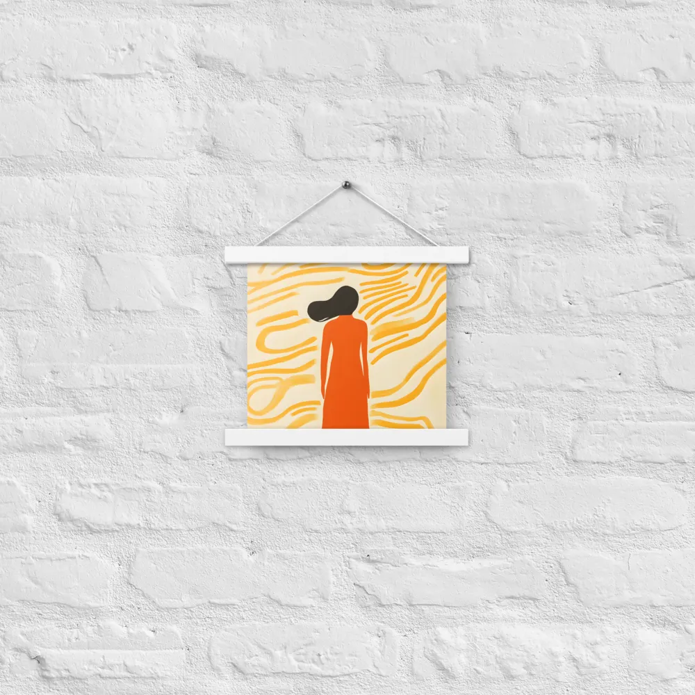 Connection to Serenity | Poster With White Wood Hanger | 10″×10″