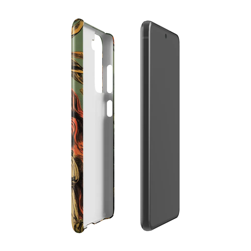 Elegance Beneath the Waves | Phone Case |  S21 FE | Snap Case | Glossy