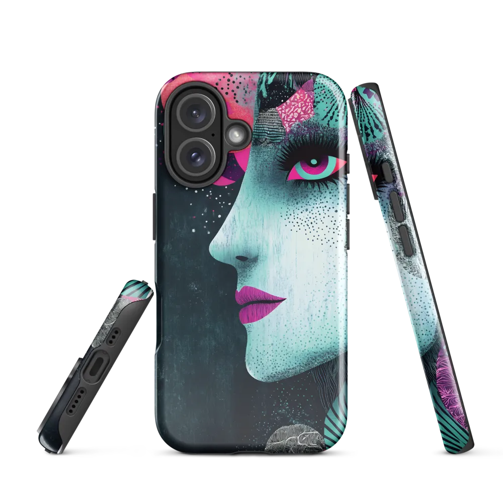 Mystical Beauty in Blue and Pink | Phone Case |  16 | Tough Case | Glossy