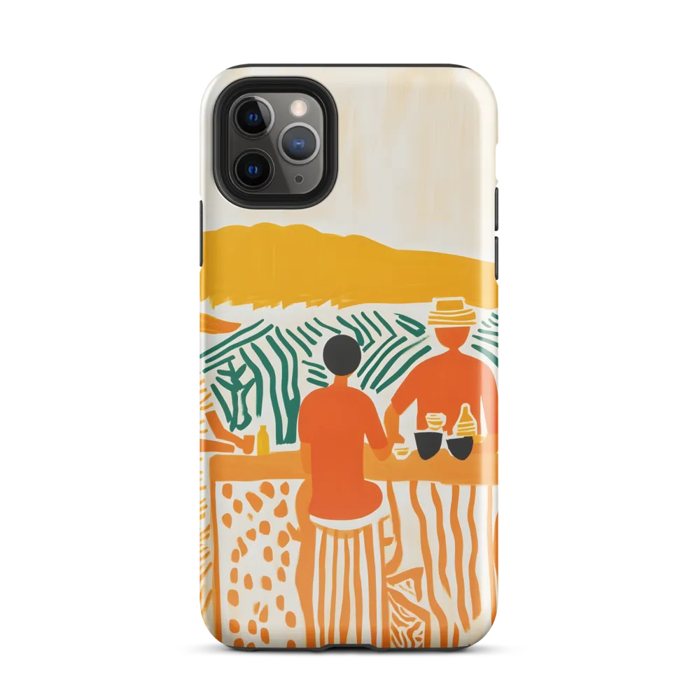 Summer Vibes: Café Conversations | Phone Case |  11 Pro Max | Tough Case | Glossy