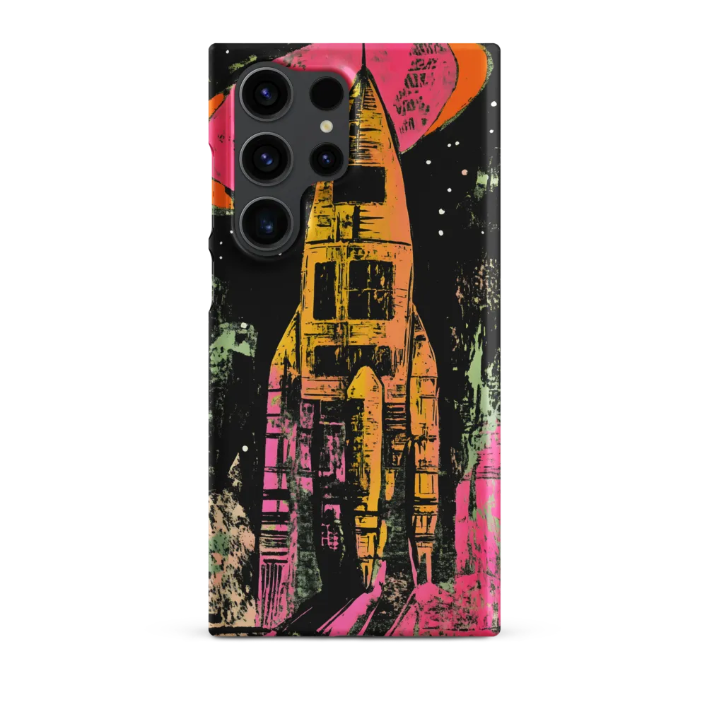 Cosmic Voyage: A Surreal Rocket Adventure