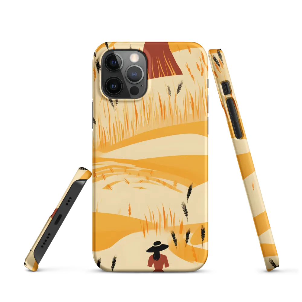 Embracing the Fields: A Floral Journey | Phone Case |  12 Pro | Snap Case | Matte