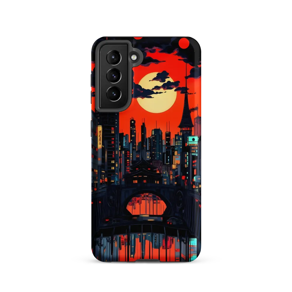 Nightfall in a Neon City