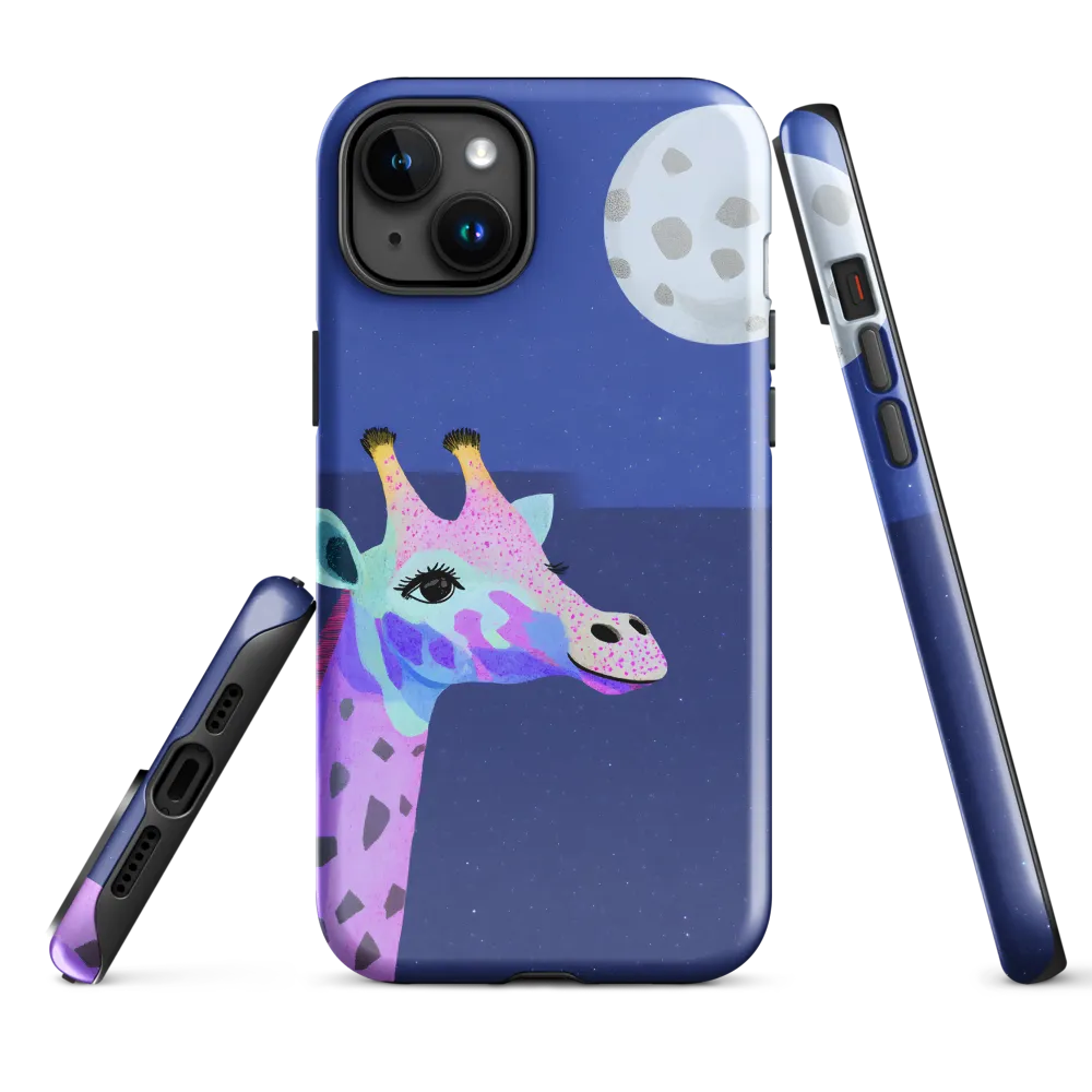 Whimsical Giraffe Under the Stars